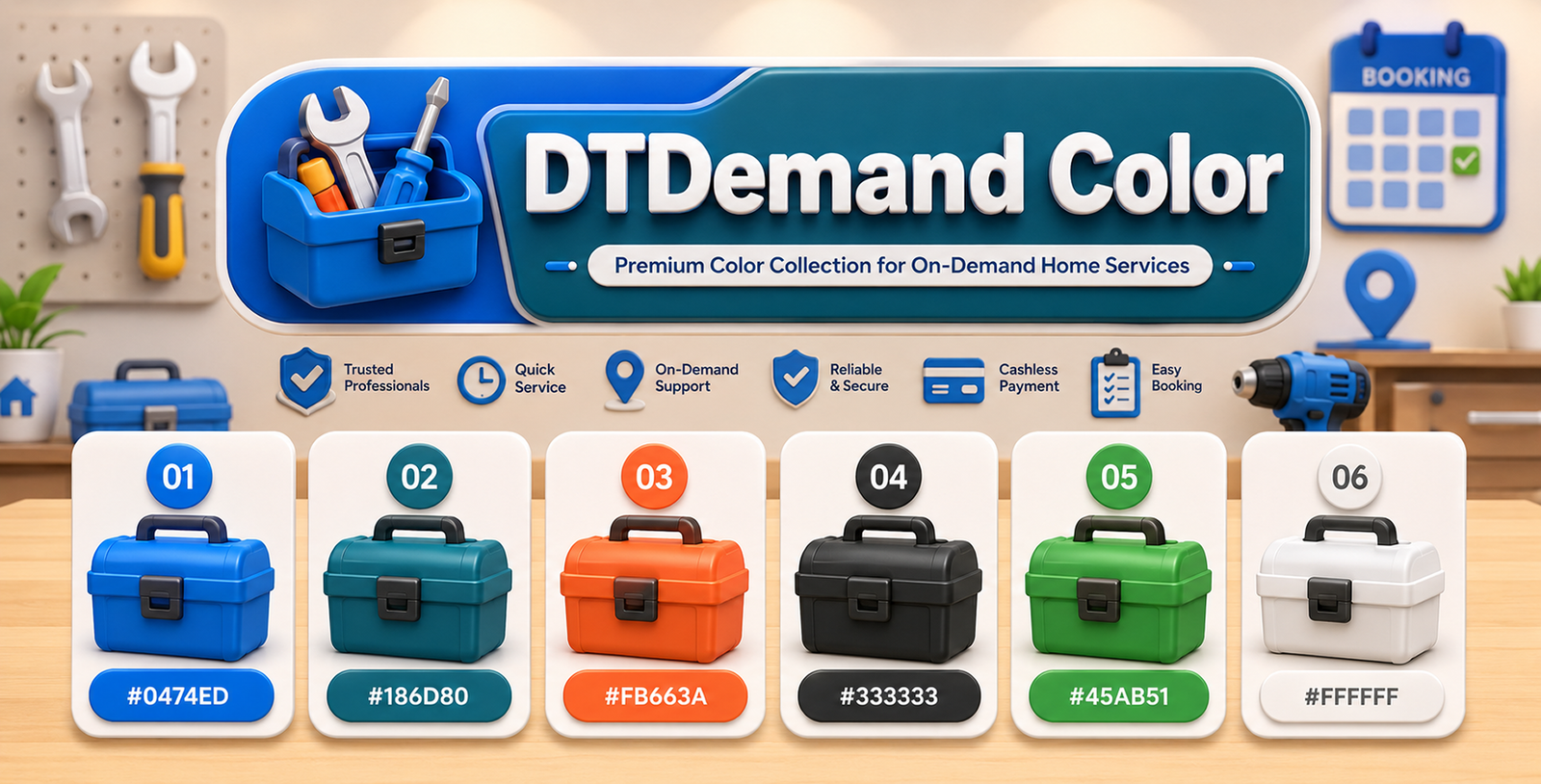 DTDemand - Multi Vendor Home Services & Handyman Booking App | Flutter + Laravel + Next.js Website