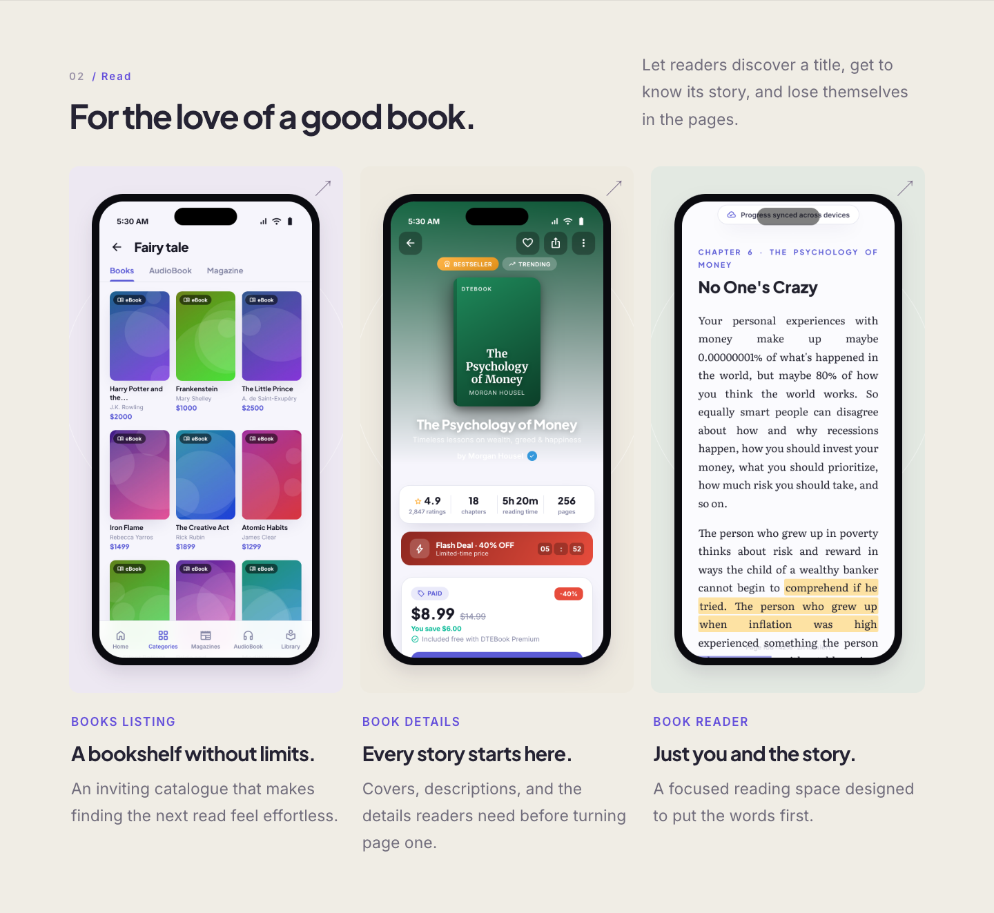DTEBook – Multivendor eBook & Audiobook Flutter App with Admin & Author Panel for Android, iOS & Web - 14