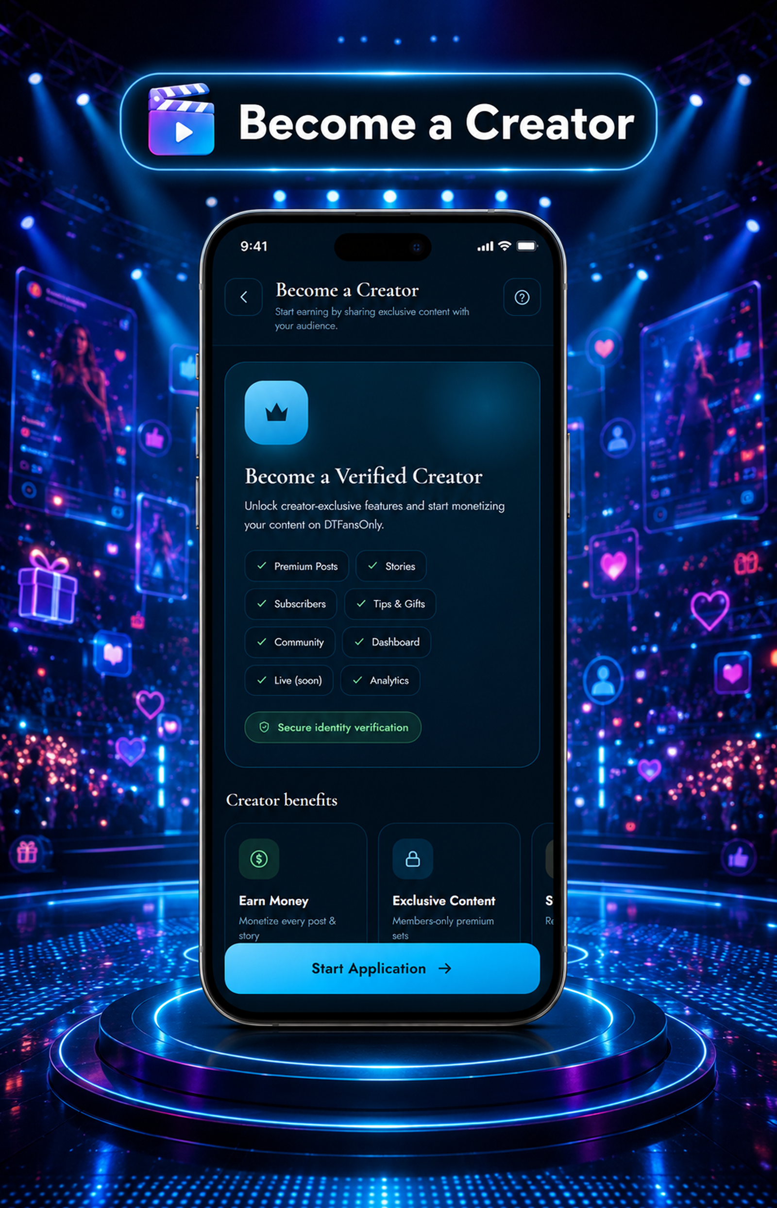 DTFansOnly - Paid Content Creators Flutter App - Android - iOS - Web - OnlyFans & Patreon Style App - 42