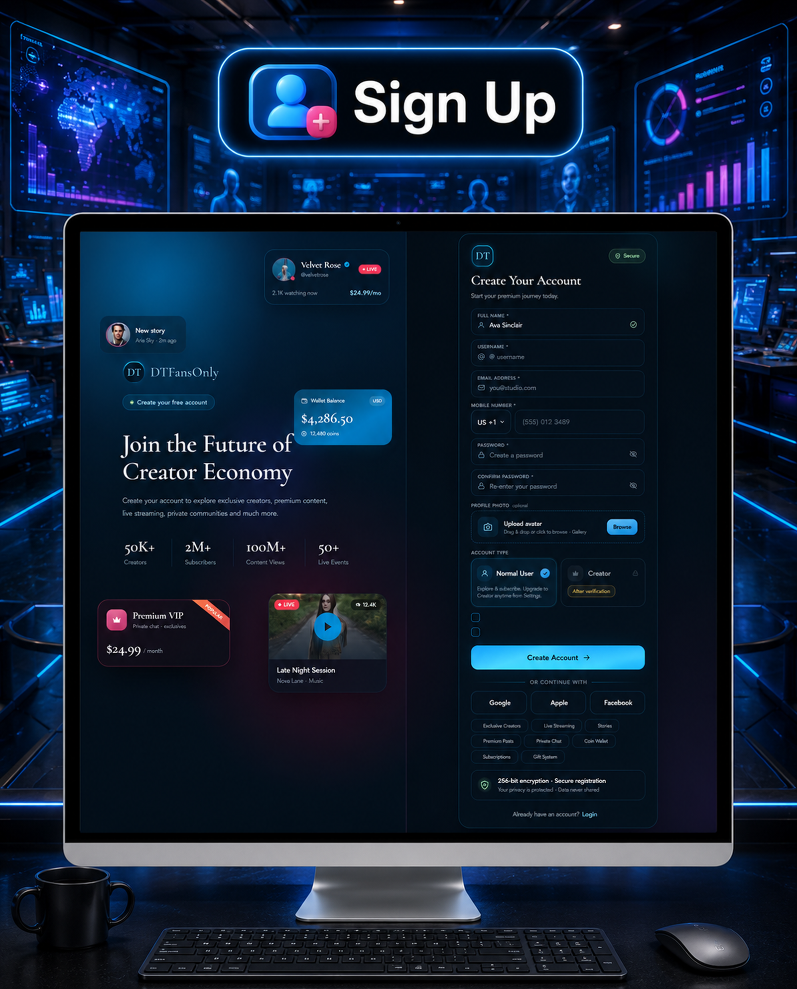 DTFansOnly - Paid Content Creators Flutter App - Android - iOS - Web - OnlyFans & Patreon Style App - 45