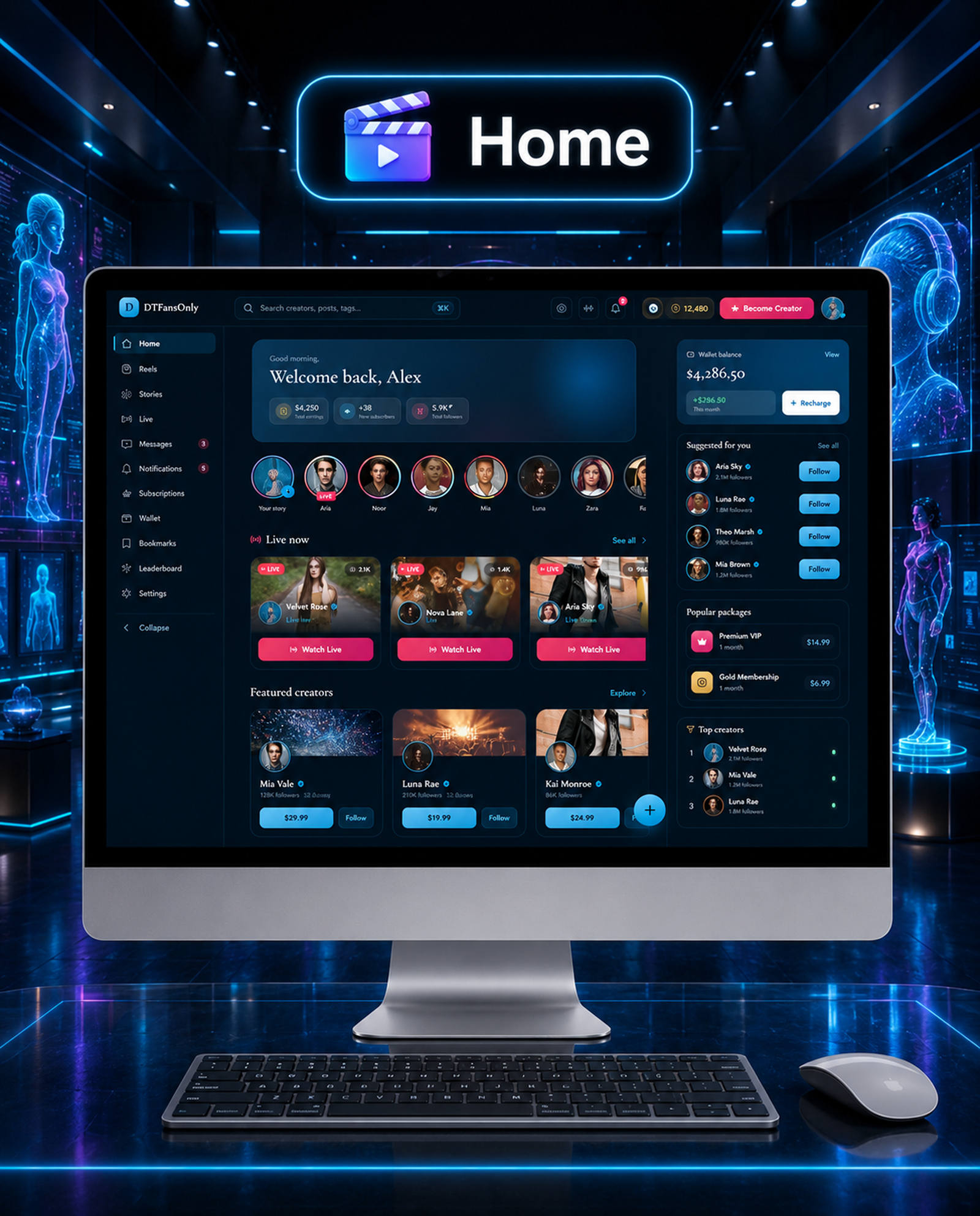 DTFansOnly - Paid Content Creators Flutter App - Android - iOS - Web - OnlyFans & Patreon Style App - 47