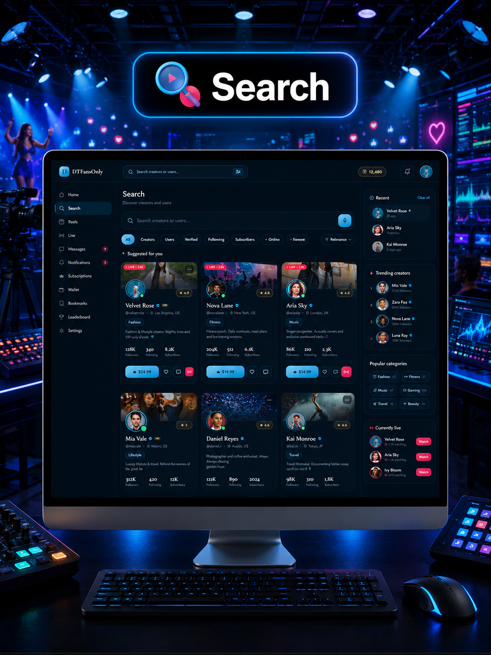 DTFansOnly - Paid Content Creators Flutter App - Android - iOS - Web - OnlyFans & Patreon Style App - 52