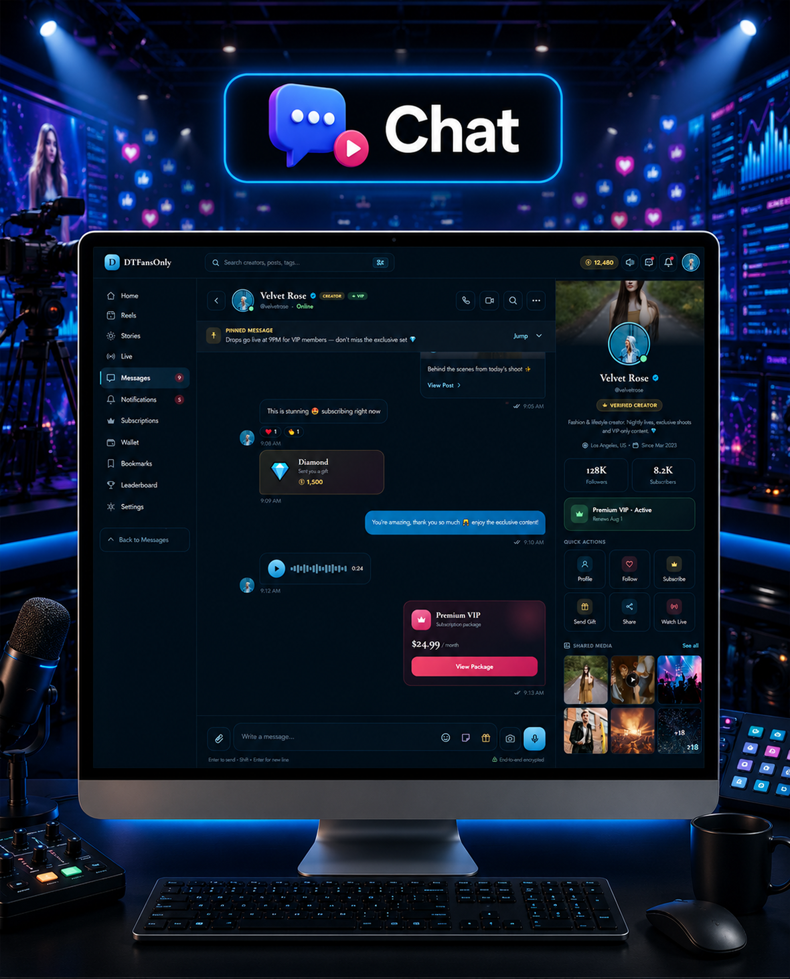 DTFansOnly - Paid Content Creators Flutter App - Android - iOS - Web - OnlyFans & Patreon Style App - 54