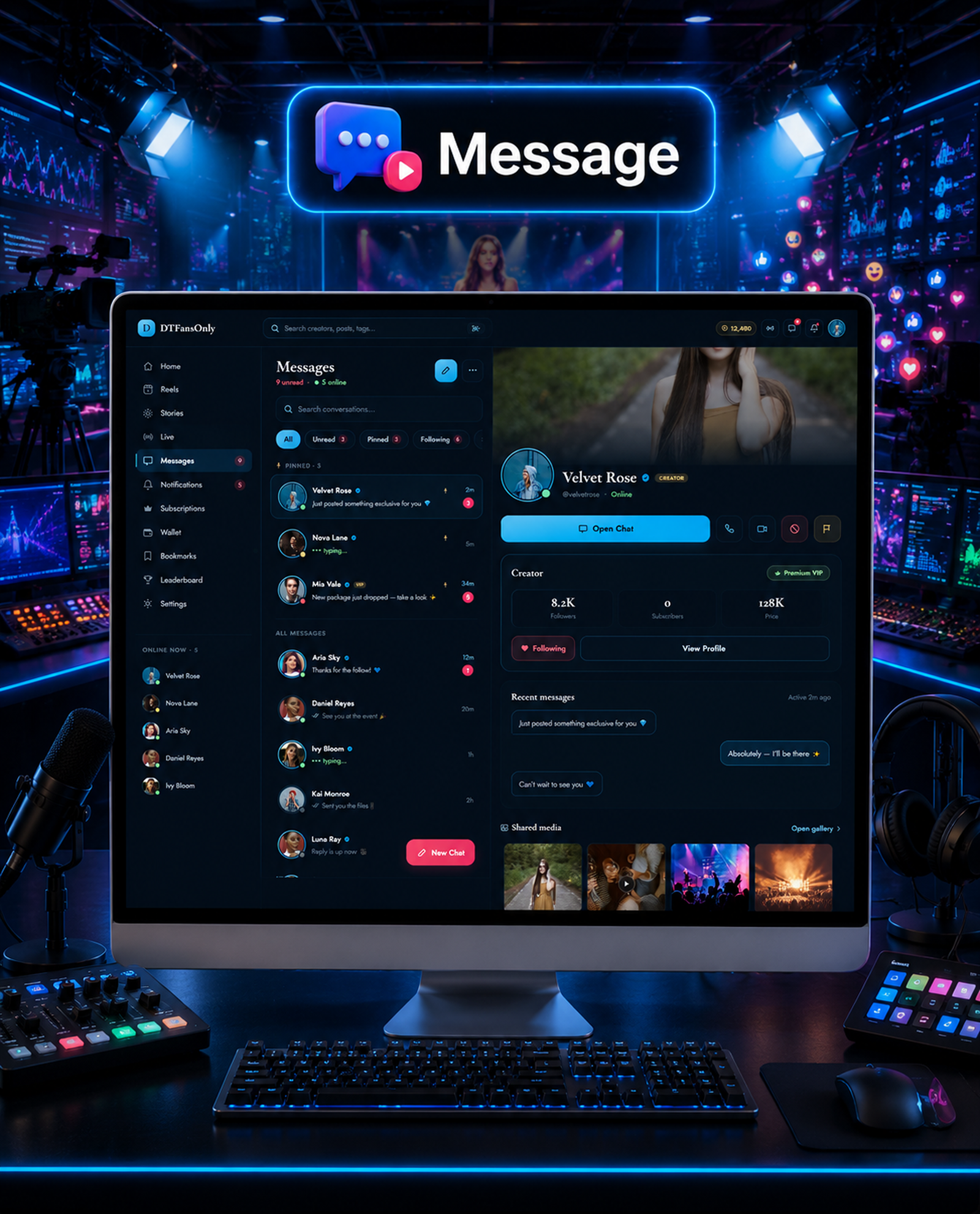 DTFansOnly - Paid Content Creators Flutter App - Android - iOS - Web - OnlyFans & Patreon Style App - 55