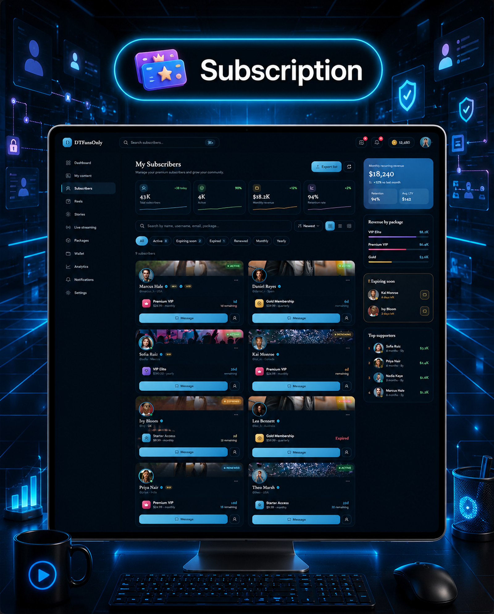 DTFansOnly - Paid Content Creators Flutter App - Android - iOS - Web - OnlyFans & Patreon Style App - 58