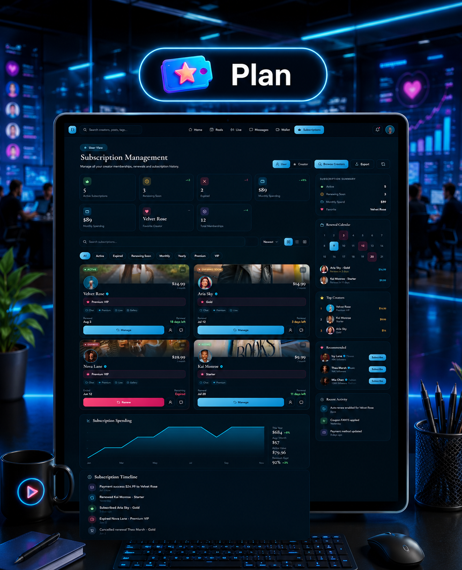 DTFansOnly - Paid Content Creators Flutter App - Android - iOS - Web - OnlyFans & Patreon Style App - 72