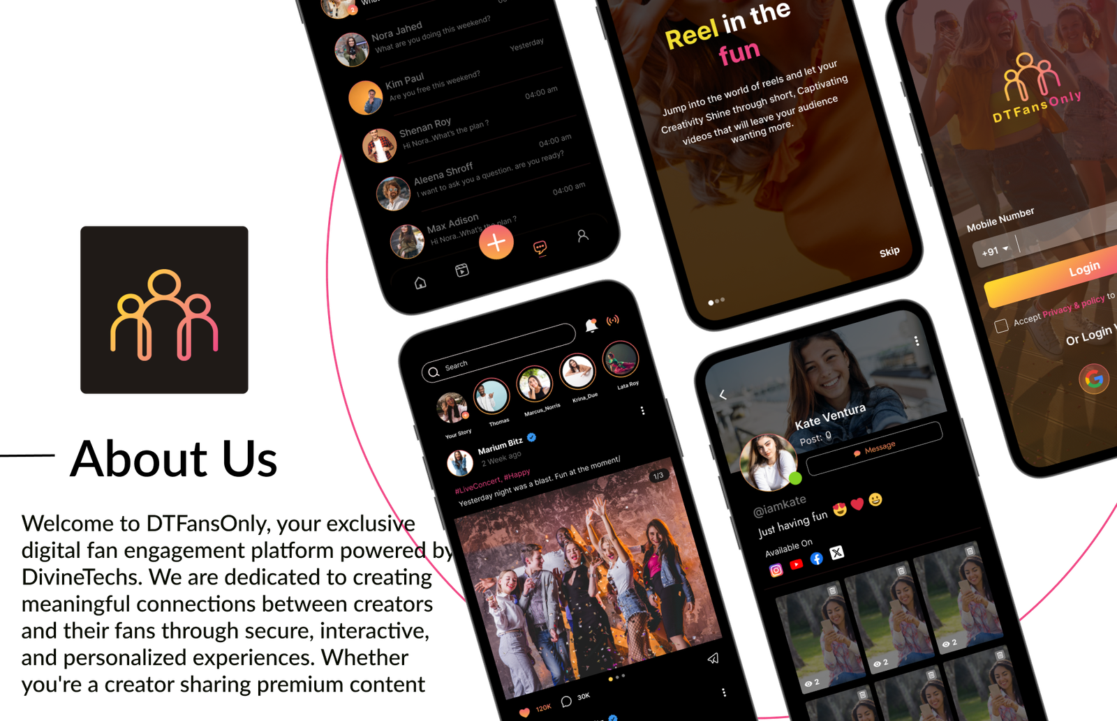 DTFansOnly - Paid Content Creators Flutter App - Android - iOS - admin panel - patreon - onlyfans - 11