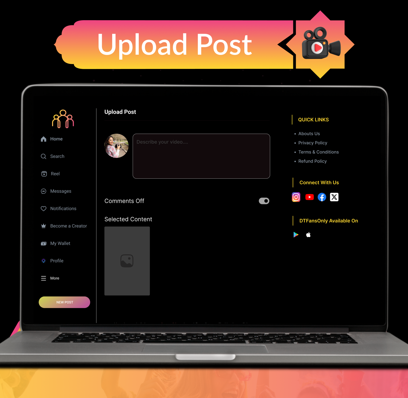 DTFansOnly - Paid Content Creators Flutter App - Android - iOS - Web - OnlyFans & Patreon Style App - 48