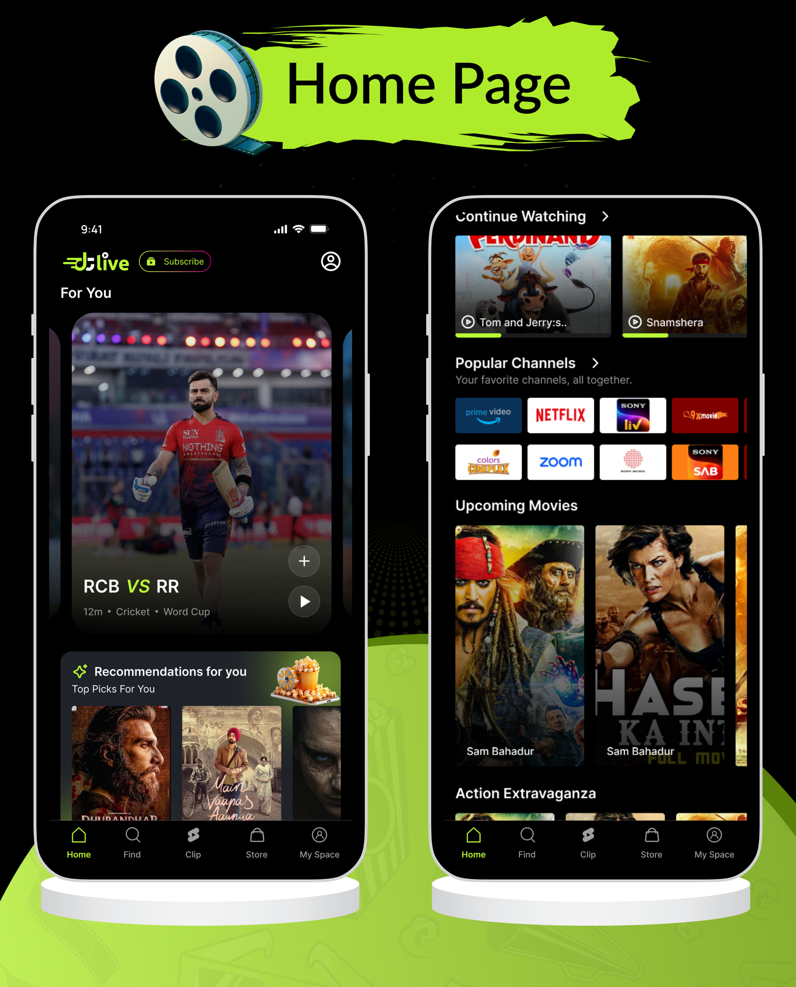 DTLive: Movie, TV Show, OTT, Live TV, Streaming Flutter App (Android, iOS, Web) with Admin Panel - 16