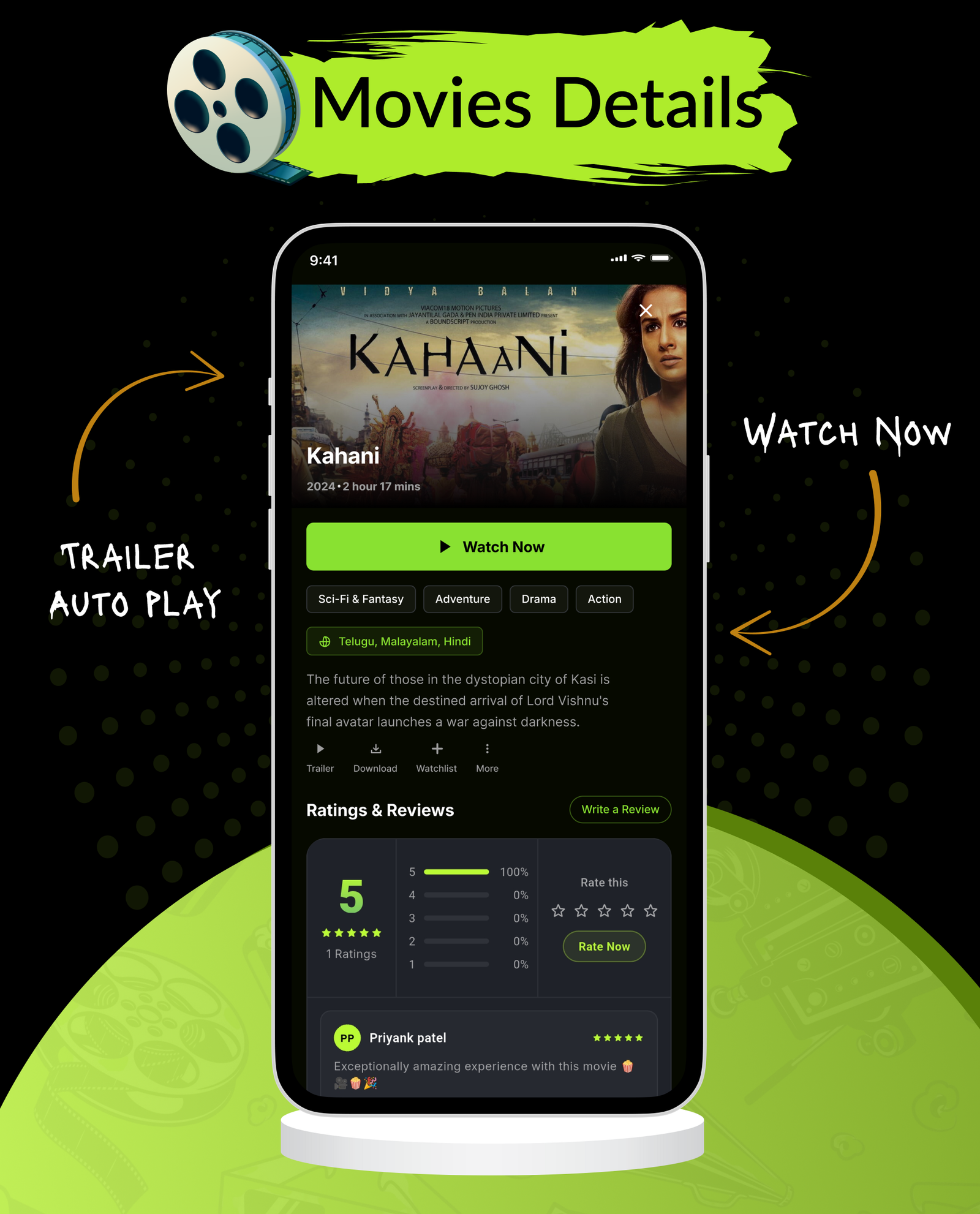 DTLive: Movie, TV Show, OTT, Live TV, Streaming Flutter App (Android, iOS, Web) with Admin Panel - 19