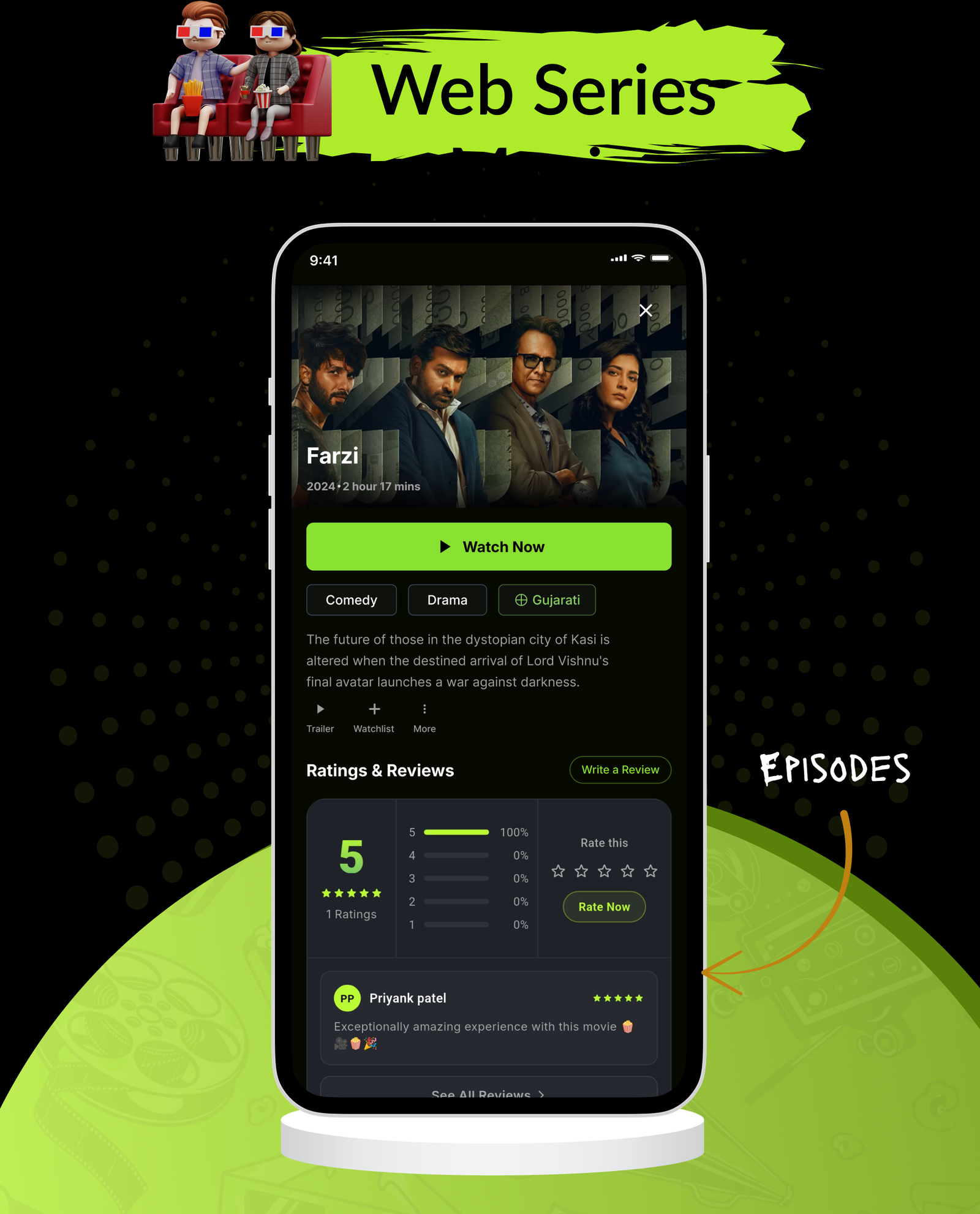 DTLive: Movie, TV Show, OTT, Live TV, Streaming Flutter App (Android, iOS, Web) with Admin Panel - 22