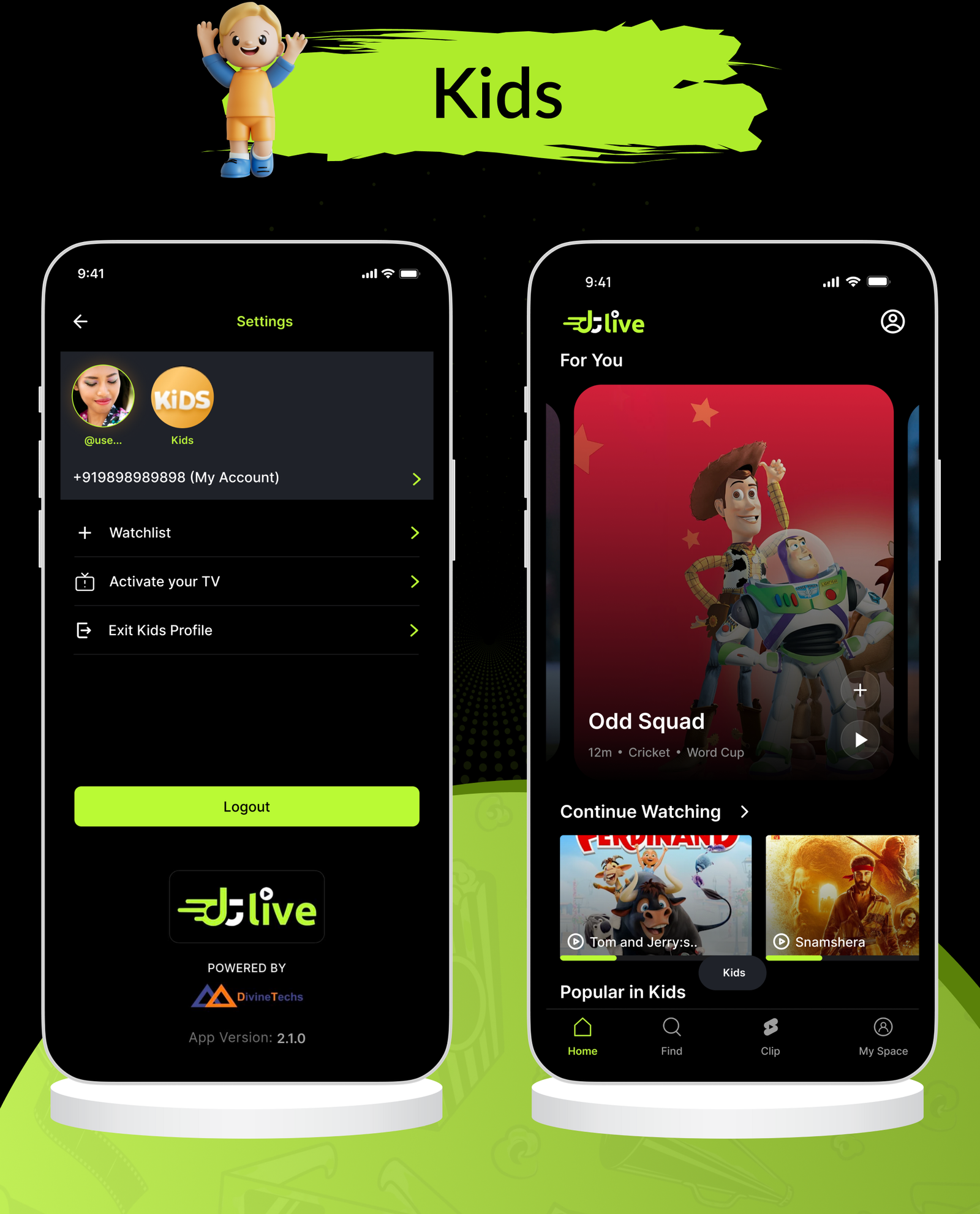 DTLive: Movie, TV Show, OTT, Live TV, Streaming Flutter App (Android, iOS, Web) with Admin Panel - 35
