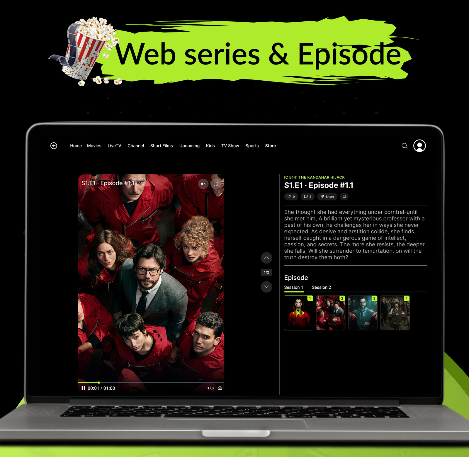 DTLive: Movie, TV Show, OTT, Live TV, Streaming Flutter App (Android, iOS, Web) with Admin Panel - 50