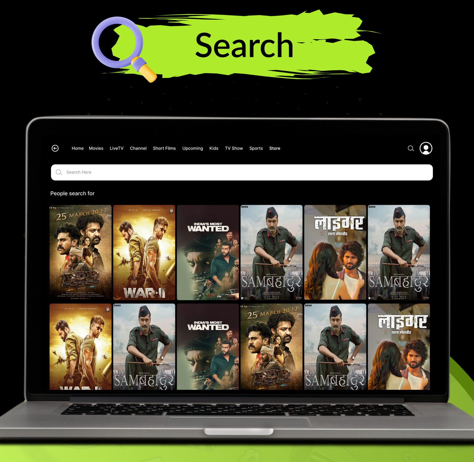 DTLive: Movie, TV Show, OTT, Live TV, Streaming Flutter App (Android, iOS, Web) with Admin Panel - 57
