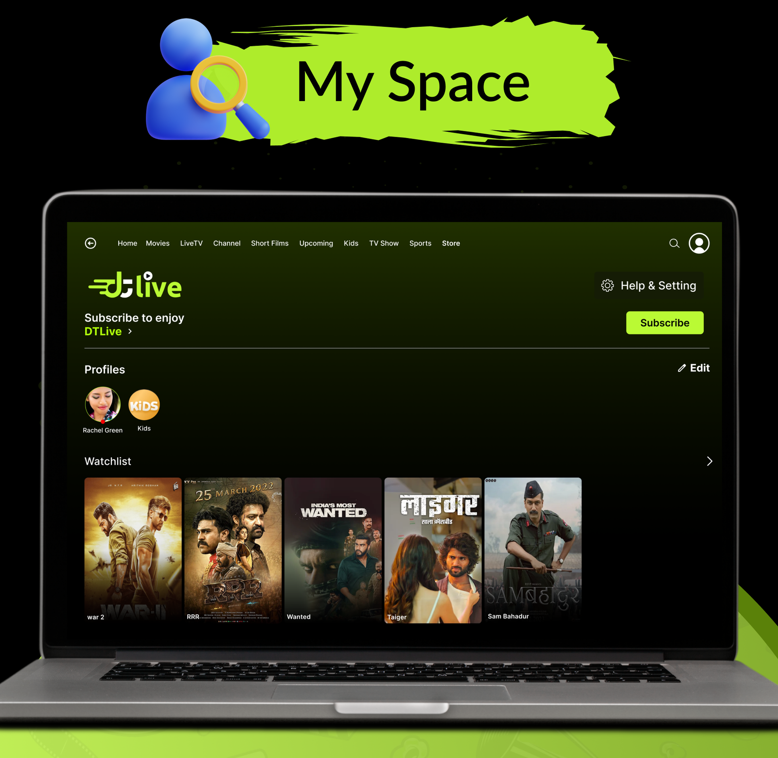 DTLive: Movie, TV Show, OTT, Live TV, Streaming Flutter App (Android, iOS, Web) with Admin Panel - 58