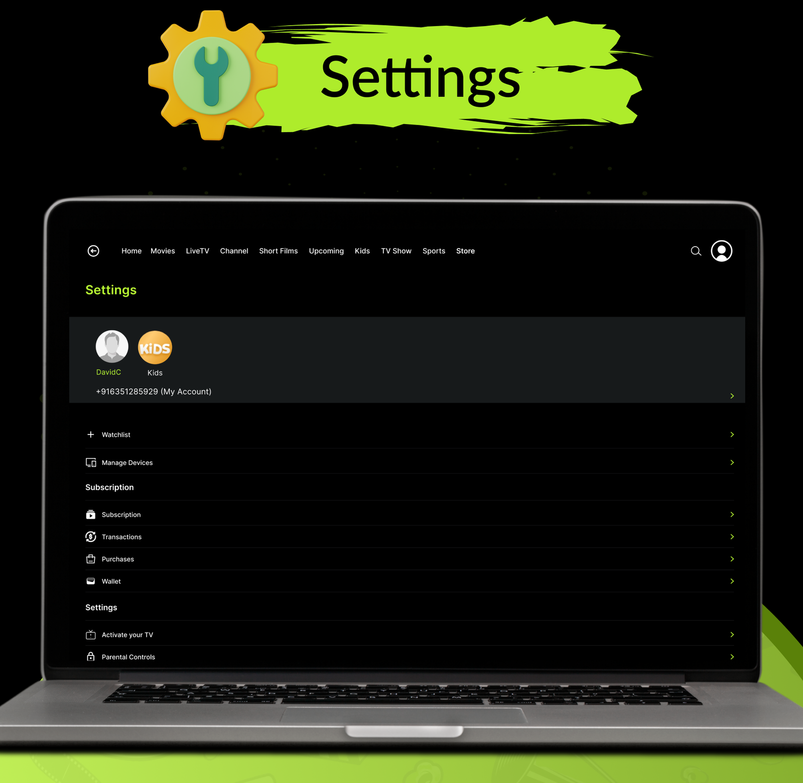 DTLive: Movie, TV Show, OTT, Live TV, Streaming Flutter App (Android, iOS, Web) with Admin Panel - 61