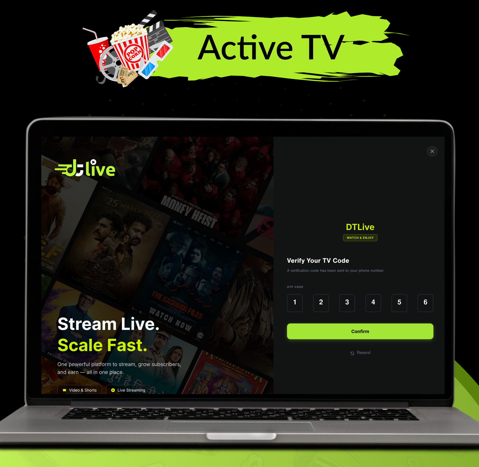DTLive: Movie, TV Show, OTT, Live TV, Streaming Flutter App (Android, iOS, Web) with Admin Panel - 69