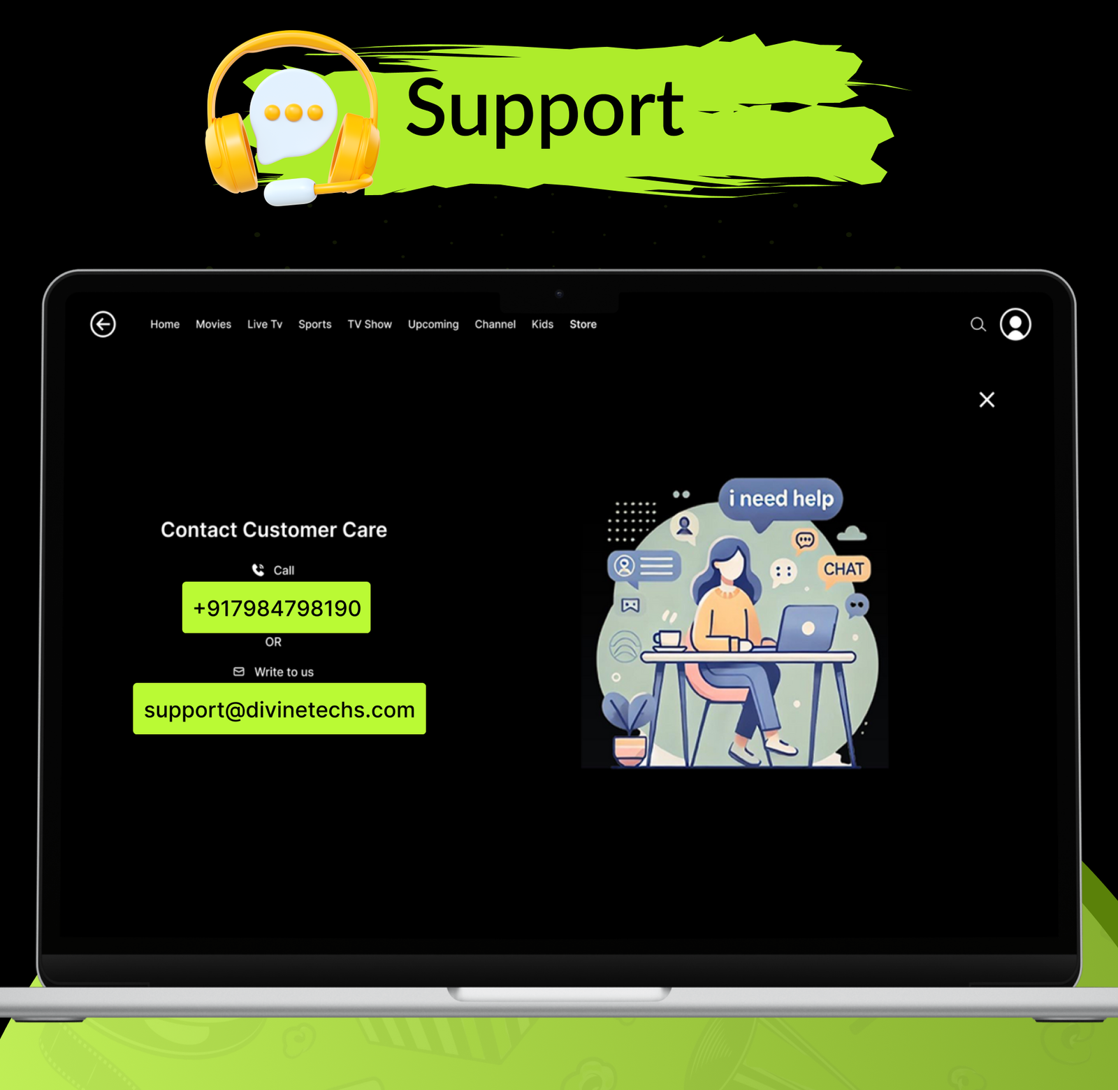 DTLive: Movie, TV Show, OTT, Live TV, Streaming Flutter App (Android, iOS, Web) with Admin Panel - 72