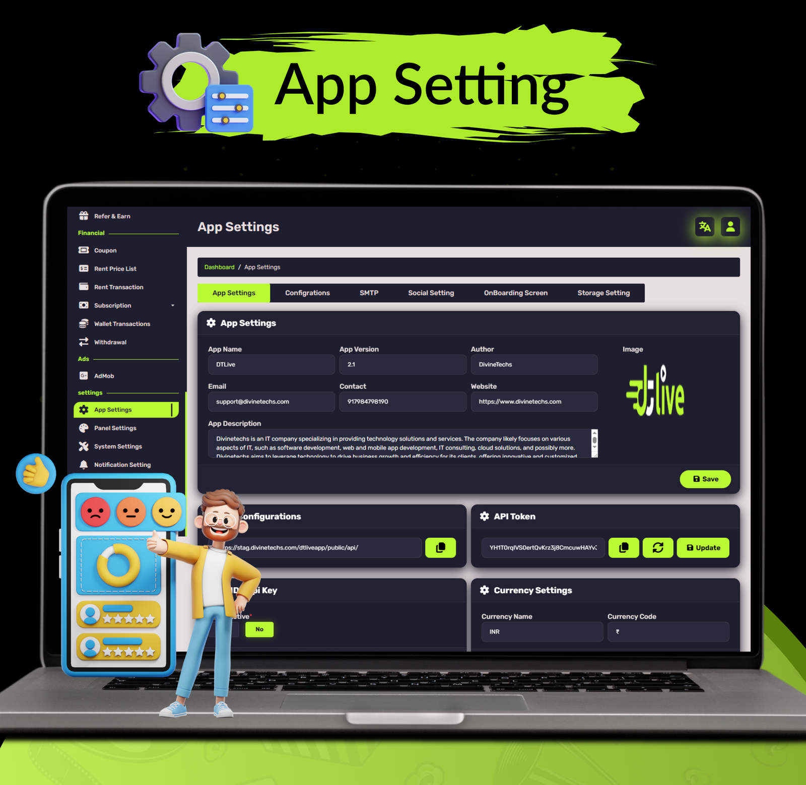 DTLive: Movie, TV Show, OTT, Live TV, Streaming Flutter App (Android, iOS, Web) with Admin Panel - 78