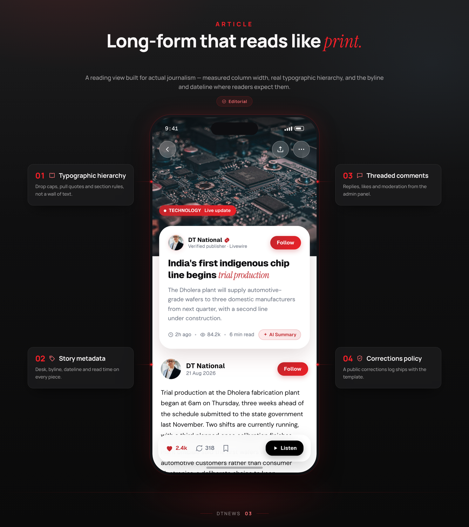 DTNews - Flutter News App for Android, iOS | Admin & Reporter | Polls, Live News & NextJS PWA Web
