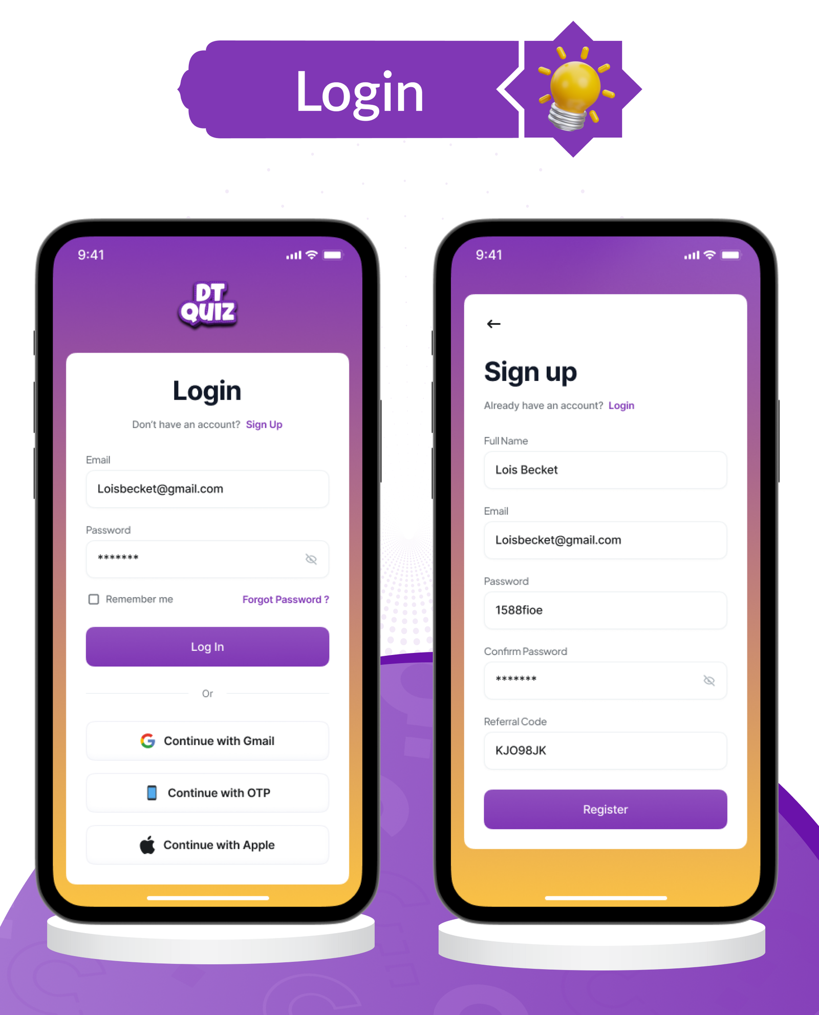 DTQuiz - Flutter Online Quiz & Earn App | Trivia Game with Rewards | Android & iOS | Admin Panel