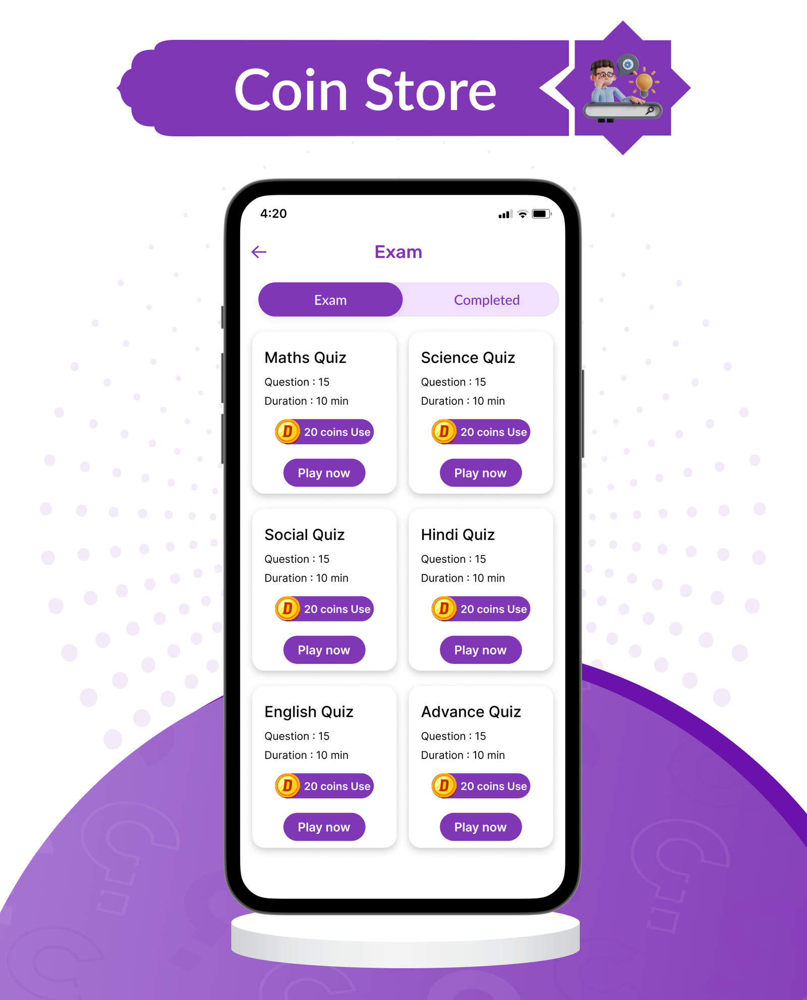 DTQuiz - Flutter Online Quiz & Earn App | Trivia Game with Rewards | Android & iOS | Admin Panel