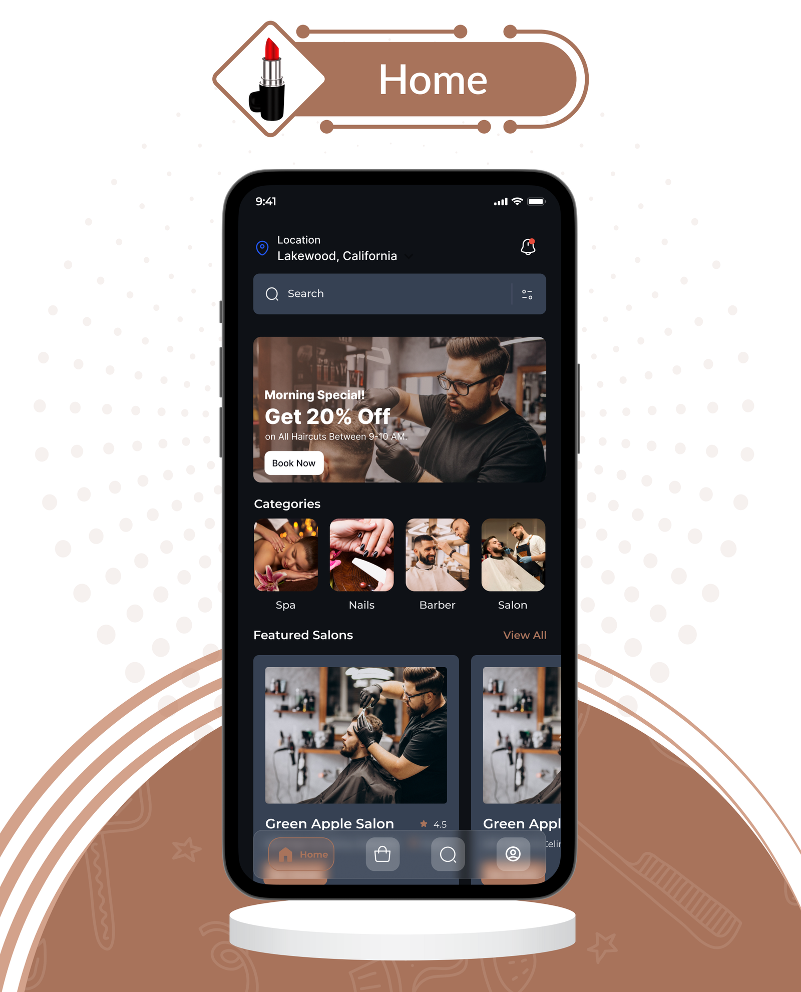 DTSalon - Salon Booking App for Android & iOS with Admin Panel (Hair, Beauty, Skin & Spa Services)