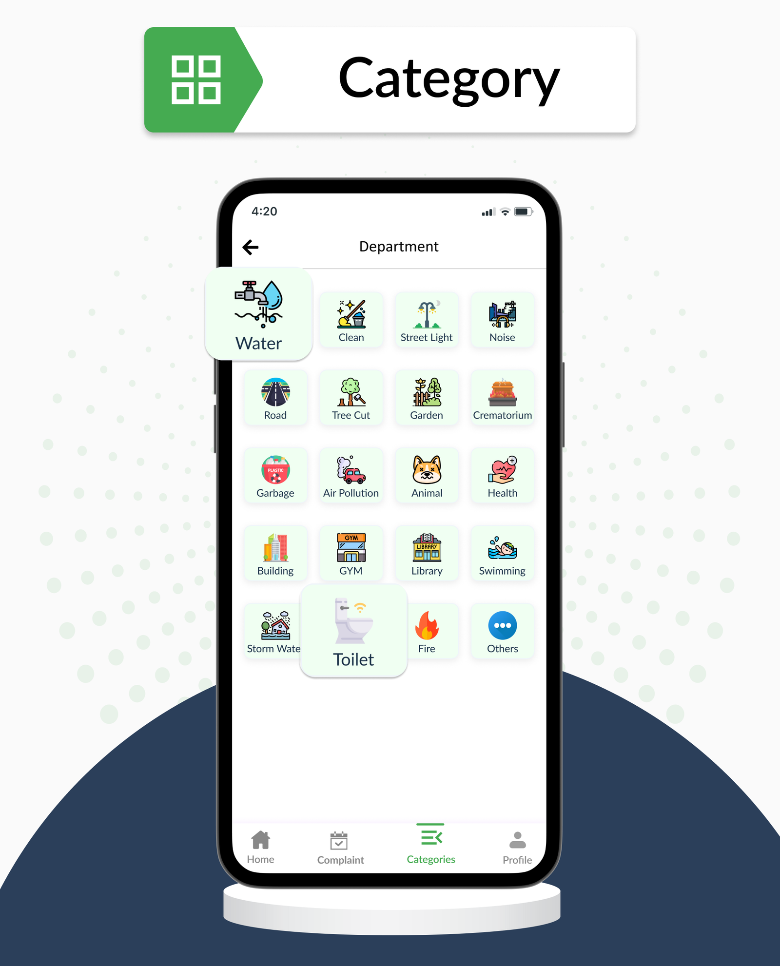 DTStreetVoice – Smart City Public Complaint & Ticketing Flutter App with Admin Panel (Android & iOS)