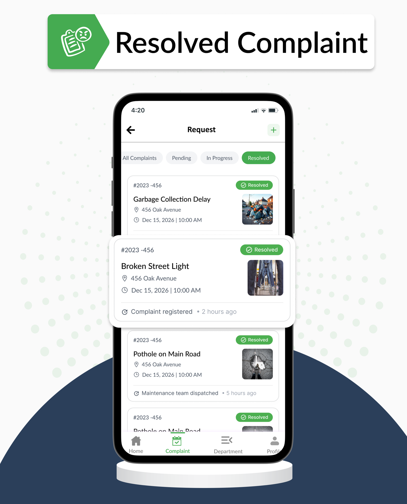 DTStreetVoice – Smart City Public Complaint & Ticketing Flutter App with Admin Panel (Android & iOS)