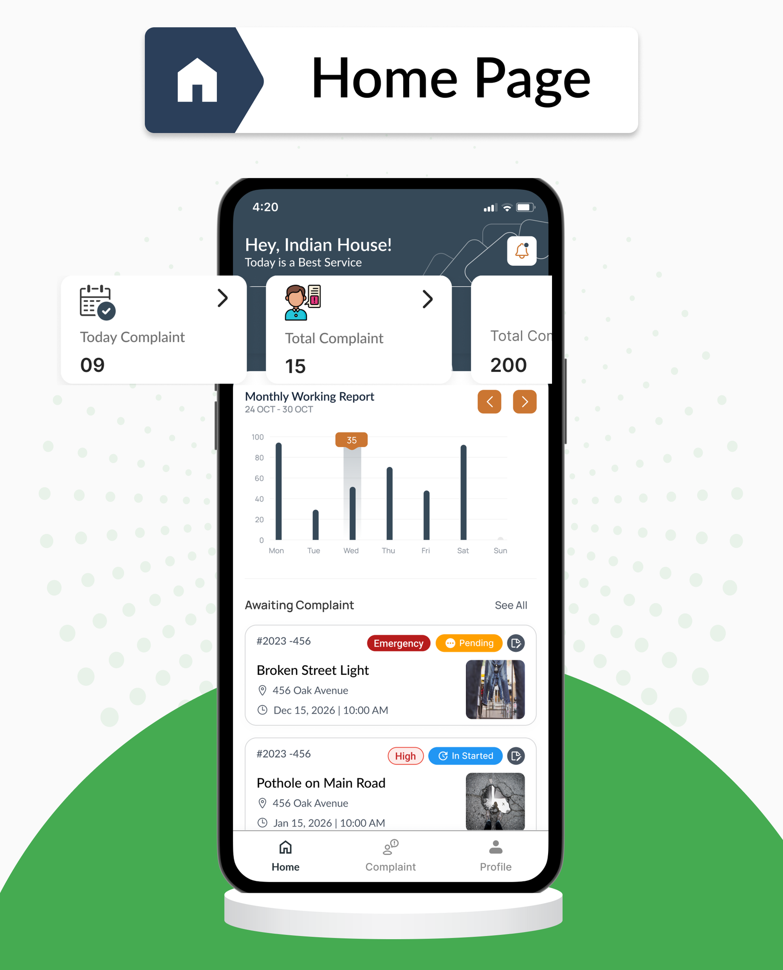 DTStreetVoice – Smart City Public Complaint & Ticketing Flutter App with Admin Panel (Android & iOS)