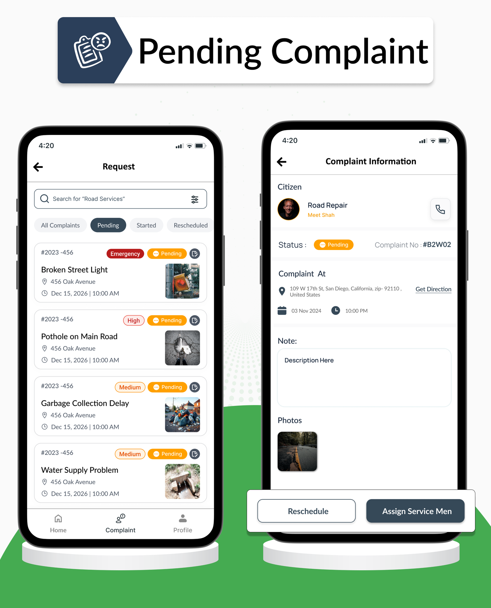 DTStreetVoice – Smart City Public Complaint & Ticketing Flutter App with Admin Panel (Android & iOS)