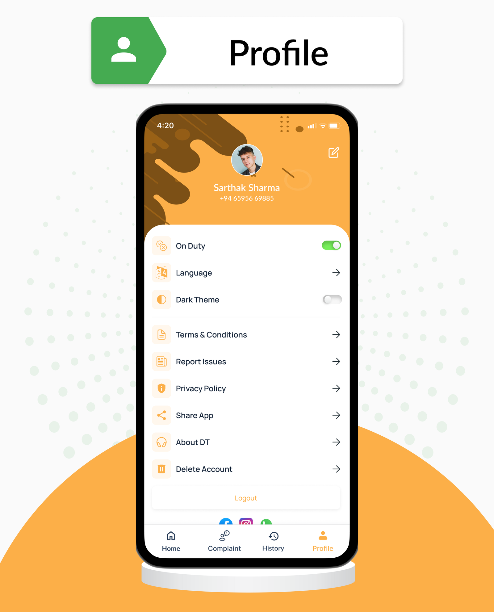 DTStreetVoice – Smart City Public Complaint & Ticketing Flutter App with Admin Panel (Android & iOS)