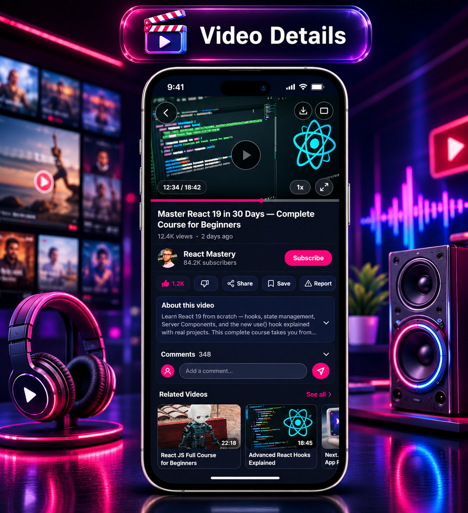 DTTube – Video, Reels, Music, Podcast & Live Streaming Flutter App + NextJS Website + Laravel Admin