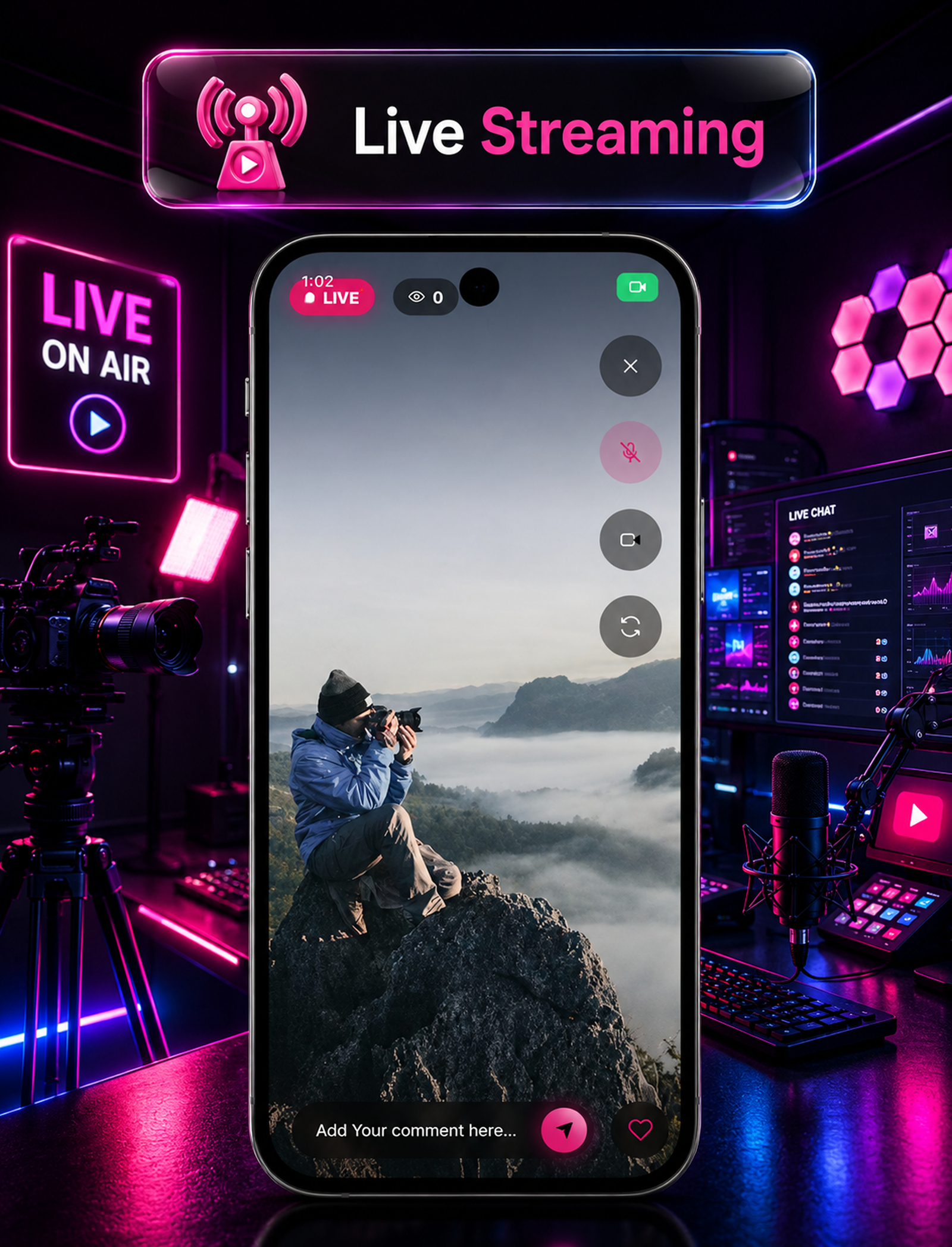 DTTube – Video, Reels, Music, Podcast & Live Streaming Flutter App + NextJS Website + Laravel Admin