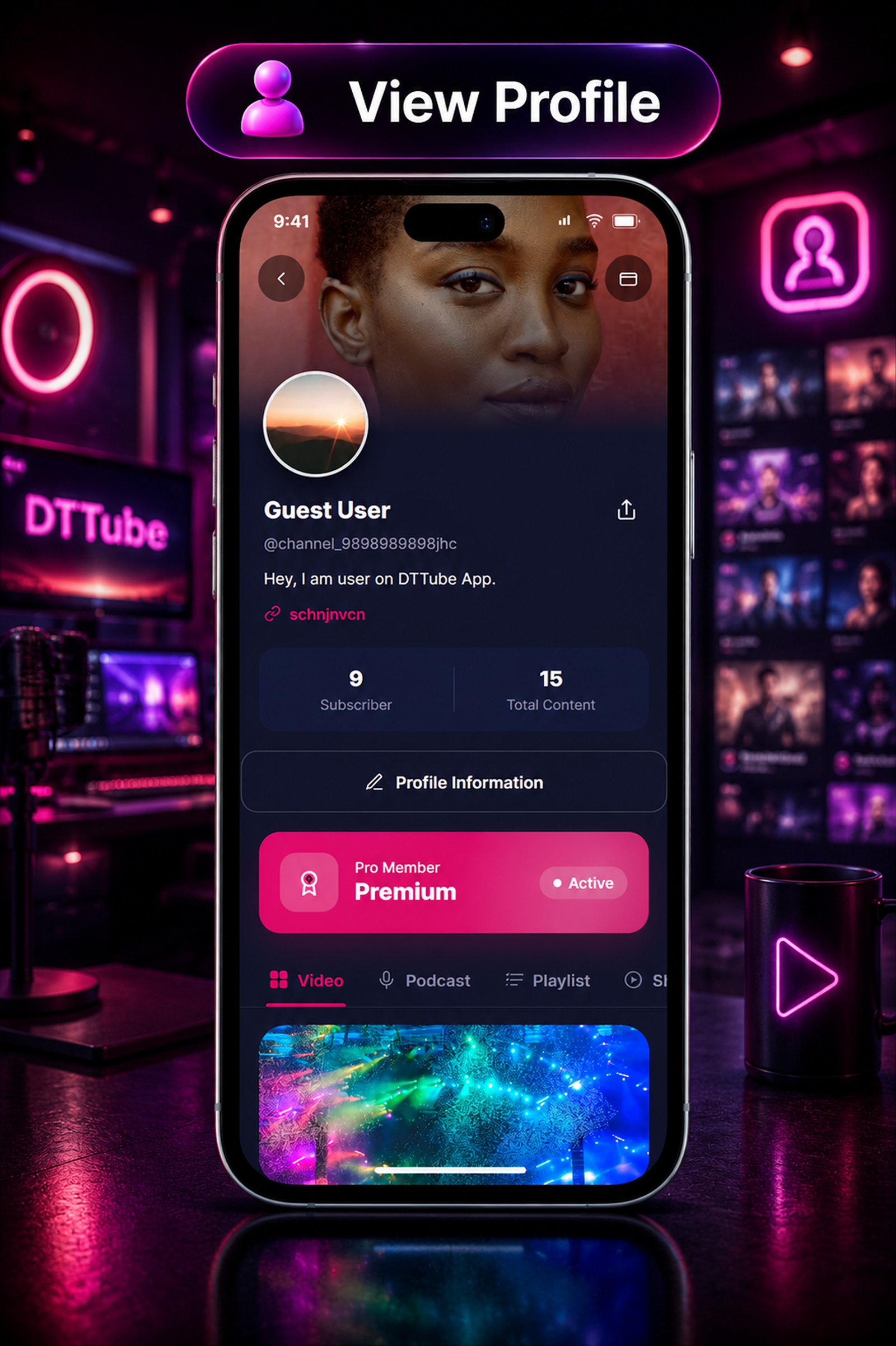 DTTube – Video, Reels, Music, Podcast & Live Streaming Flutter App + NextJS Website + Laravel Admin