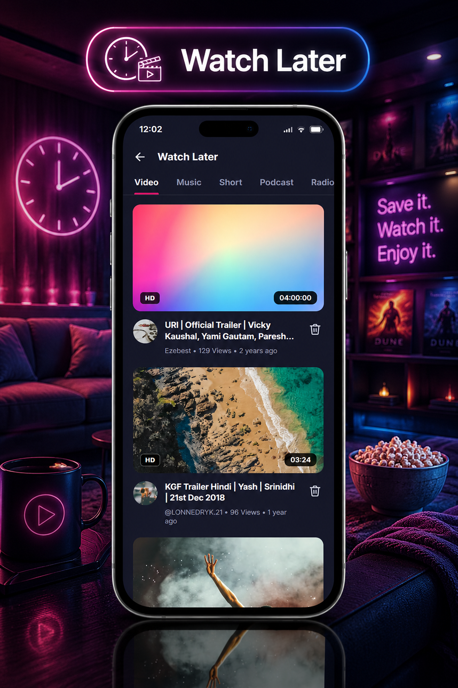 DTTube – Video, Reels, Music, Podcast & Live Streaming Flutter App + NextJS Website + Laravel Admin
