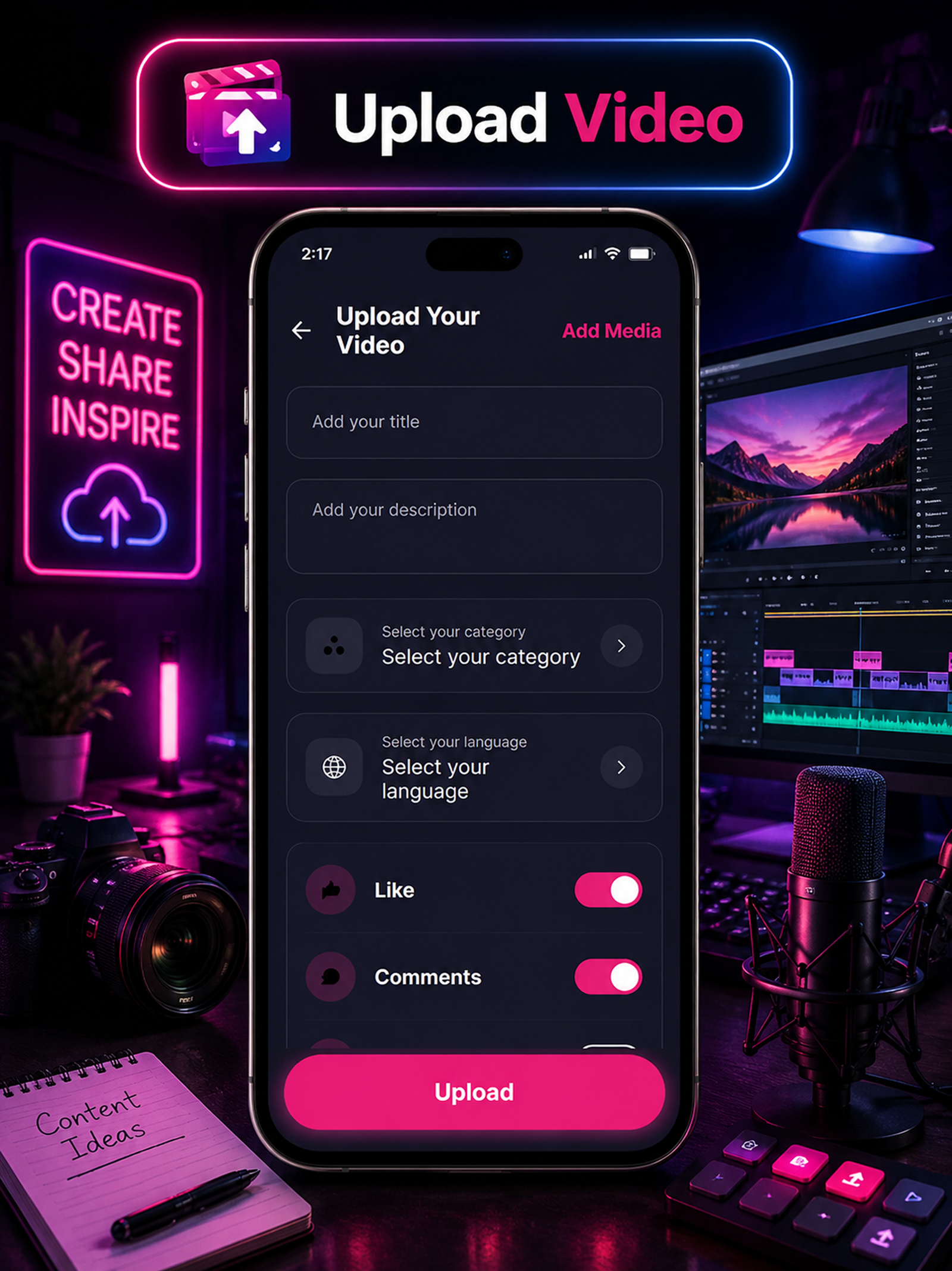 DTTube – Video, Reels, Music, Podcast & Live Streaming Flutter App + NextJS Website + Laravel Admin