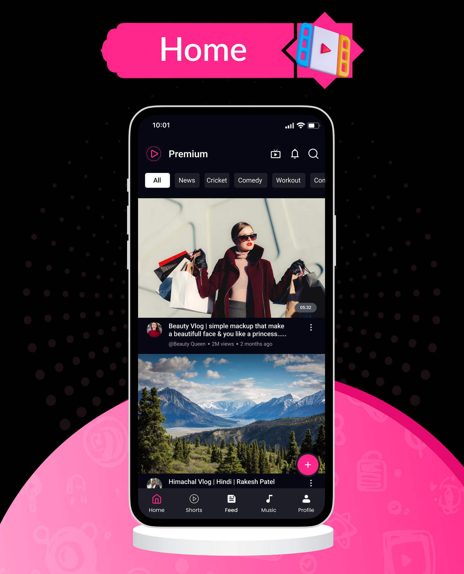 DTTube - Flutter YouTube Clone Video, Reels, Music, Podcast, Live Streaming App (Android, iOS, Web) - 17
