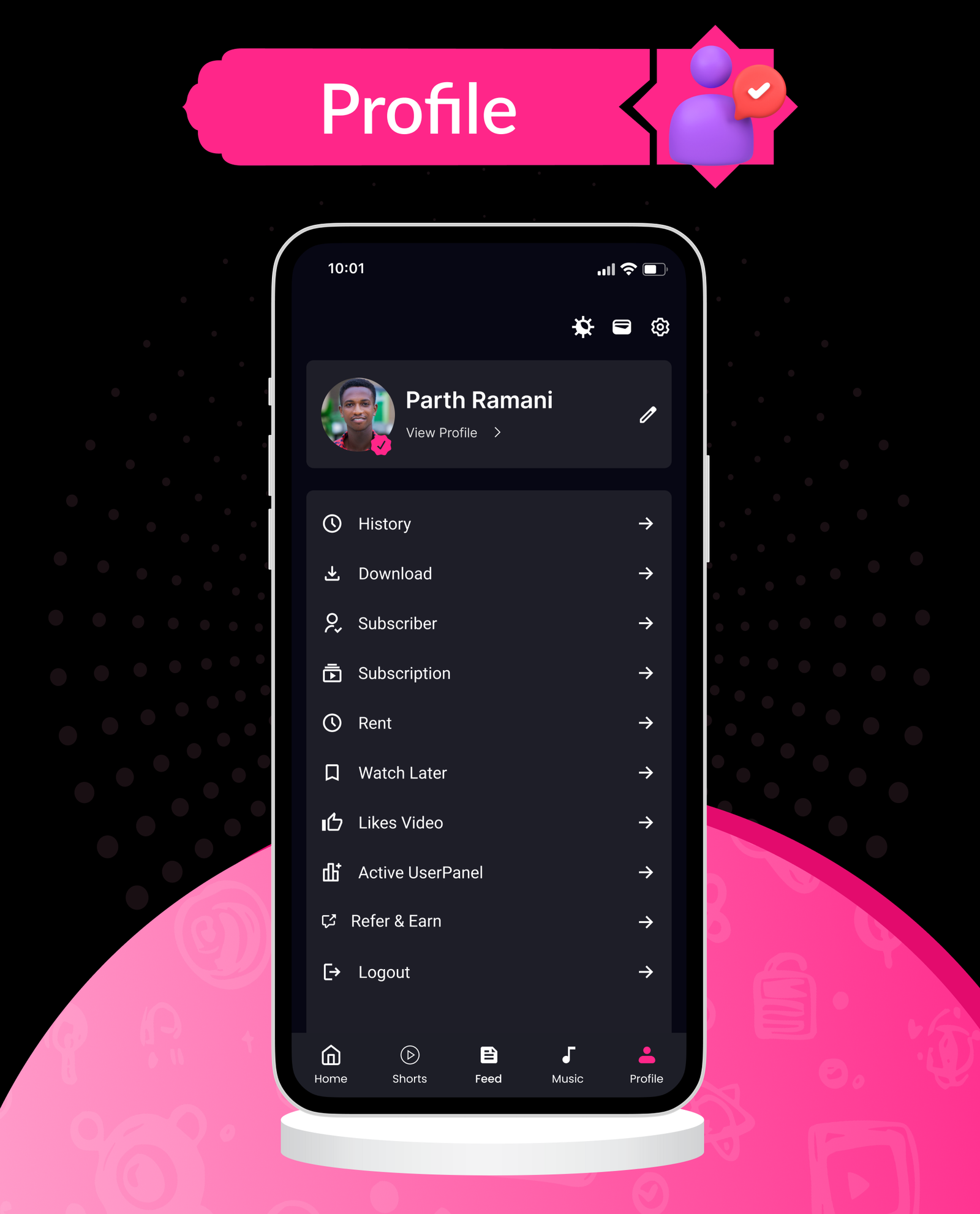 DTTube - Flutter YouTube Clone Video, Reels, Music, Podcast, Live Streaming App (Android, iOS, Web) - 26