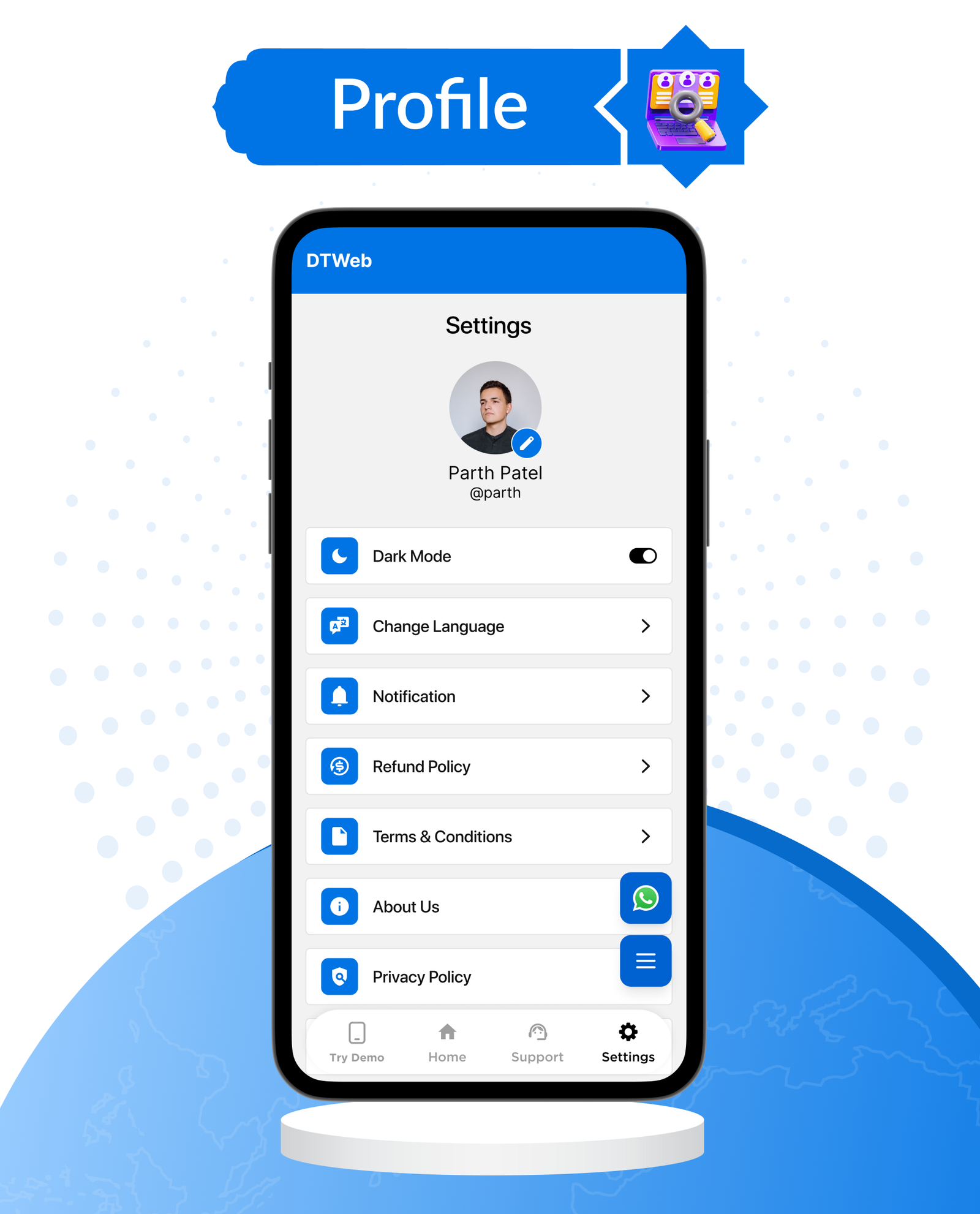 DTWeb – Convert Website to a Flutter App | Multi WebView Apps with Laravel Admin Panel